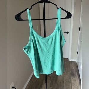 Wild Fable Blue Green Crop Camisole Top
